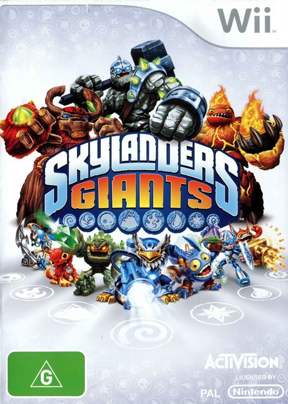 Skylanders Giants box art for Wii U